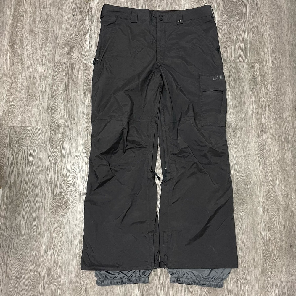 Burton Pants Men's X-Large Black Dryride Poacher Snowboard Ski Nylon Winter